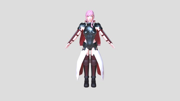 FFXIII Lightning Returns - Lightning 3D Model