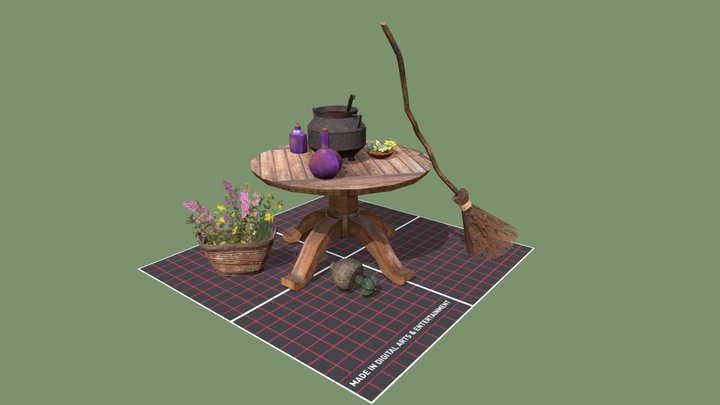 DAE 5 Finished props - Forest Loner 3D Model