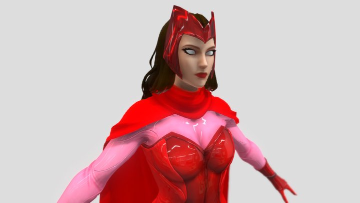 Scarlet Witch Classic 3D Model