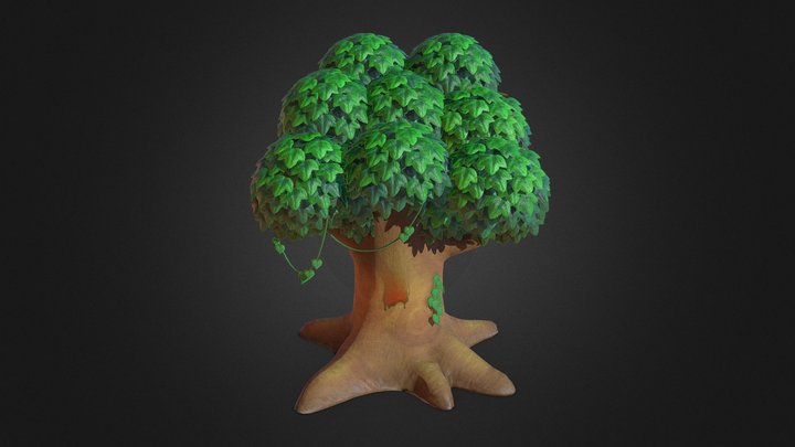 Animal Crossing New Horizons Big Tree – Free 3D Model STL