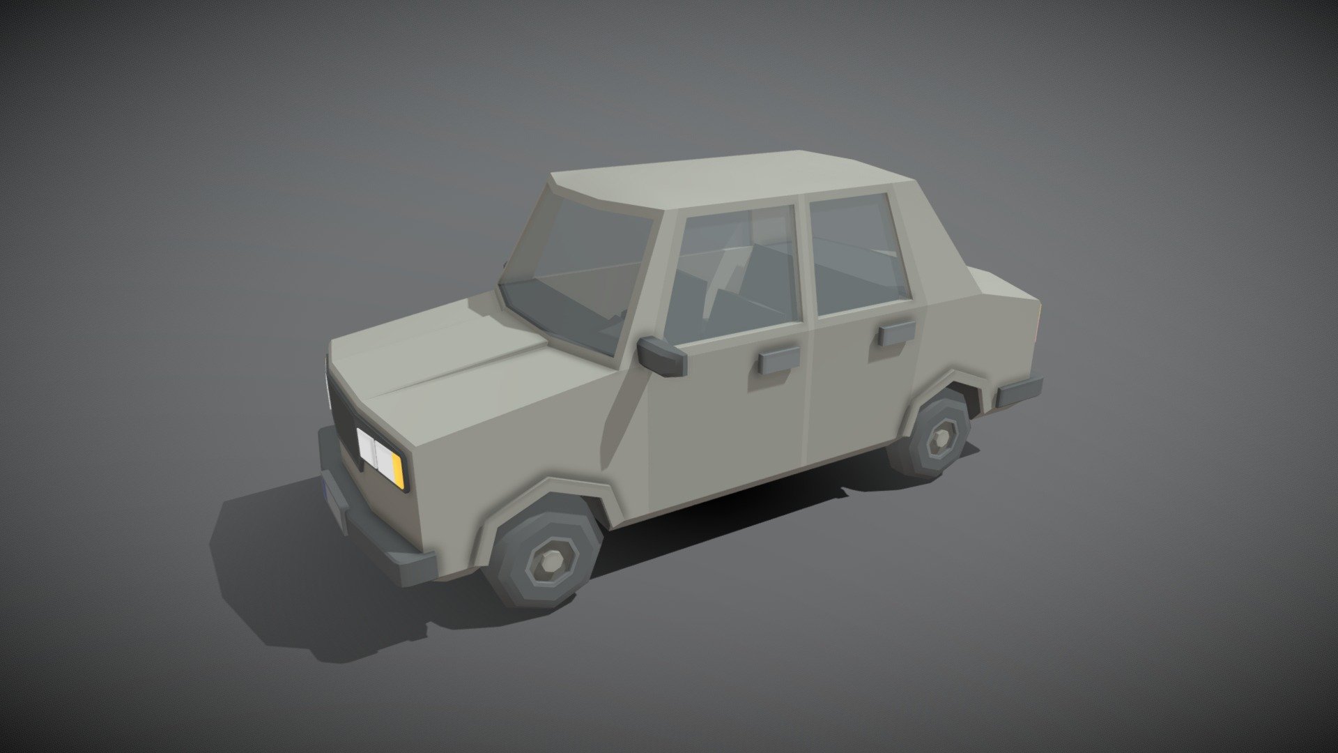 Generic Lowpoly Sedan