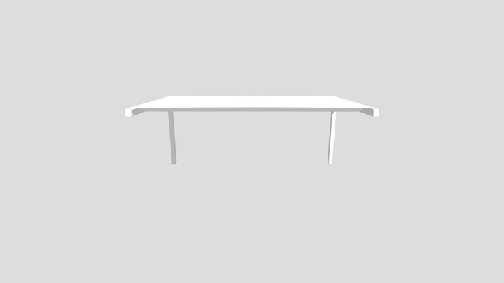 Slanted Wing Cantilever 3D Model