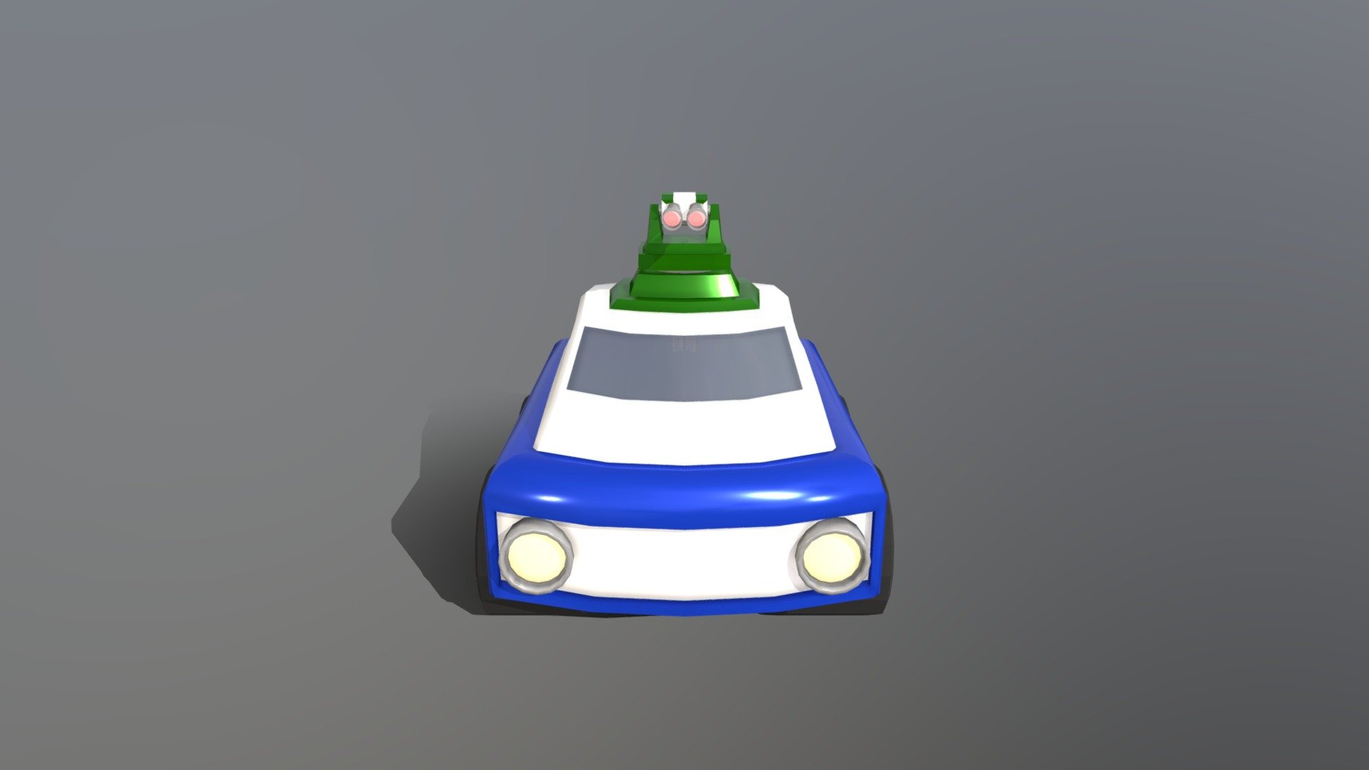 Battle Car - Low Poly