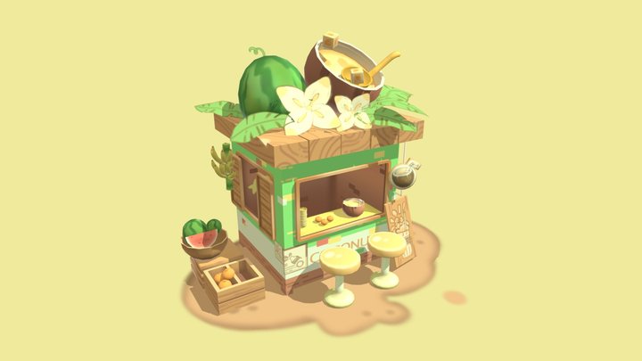 Diorama Shop 3D Model