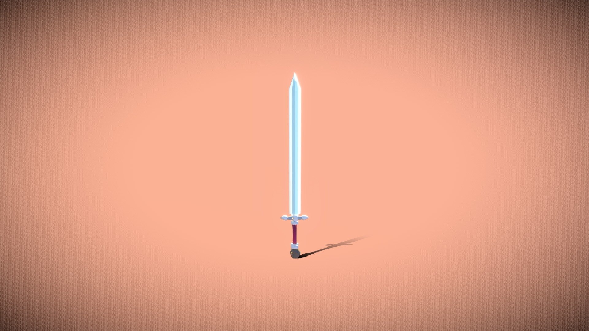 Long Sword Low Poly