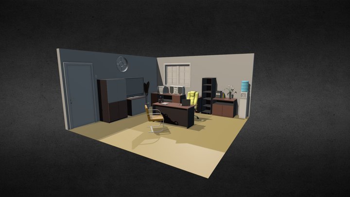 oficina texture demo 2 3D Model