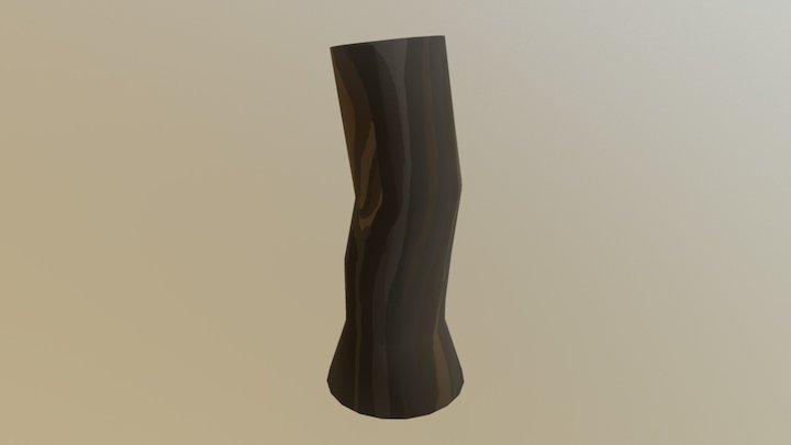Tree Log 3D Model