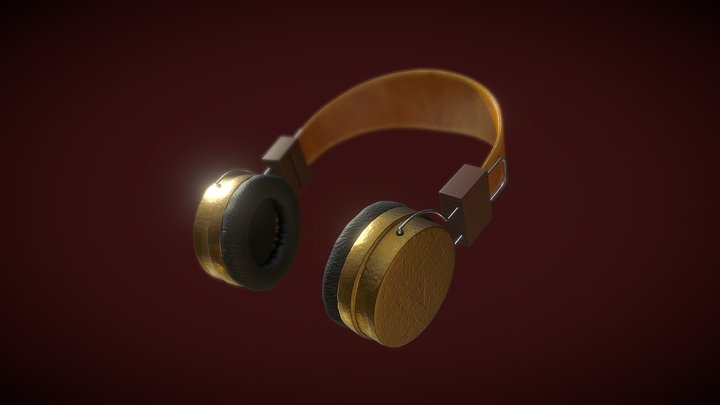 Headphones LP 3D Model