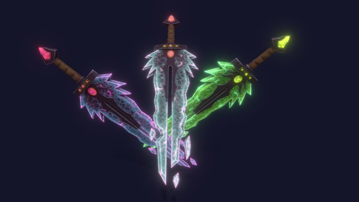 Horde Of Swords 3D Model