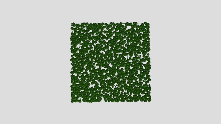 Cone_mountains_size_gently_scattered_mesh 3D Model