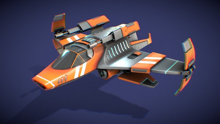 SpaceShip 3D Model