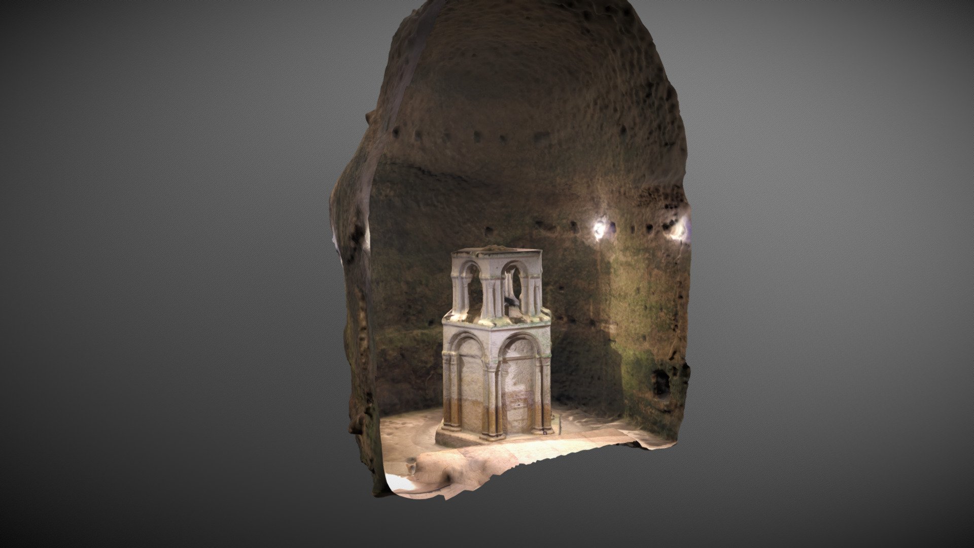 Reliquaire de l'église troglodytique d'Aubeterre