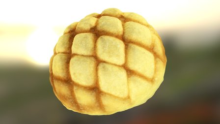The Melon Bread-2 3D Model