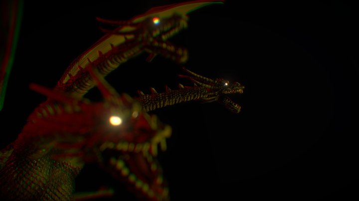 King Ghidorah Rig – Kostenloses 3D-Modell STL