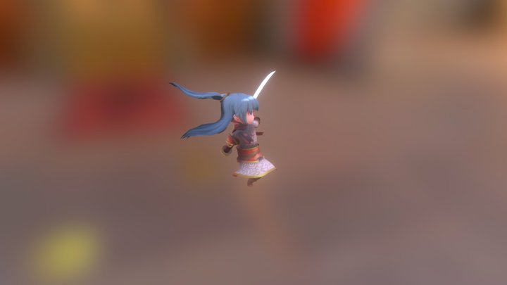 Cp 0001@katanapose 3D Model