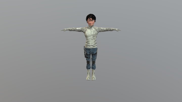 cartoon character 3D Model