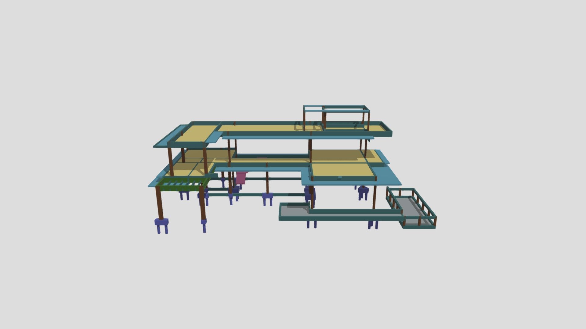 3D Residência GF - Buganvile