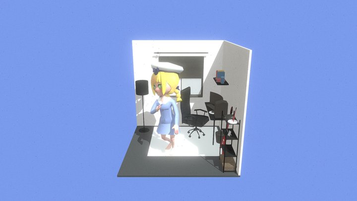 63211308 Girl Room 3D Model