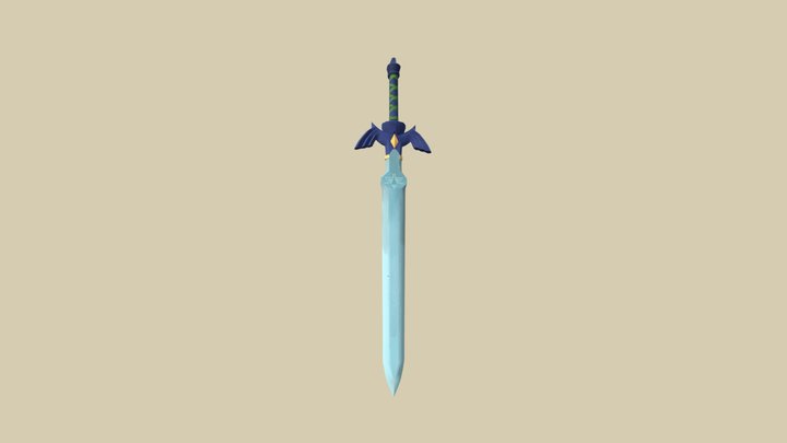 Breath of the Wild - Master Sword 3D Model