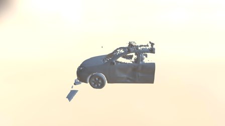 03 Toyota Corolla - Front View 3D Model