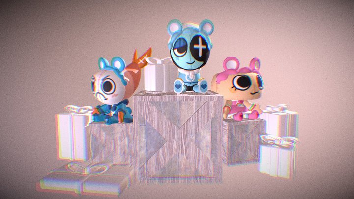 Dandy world 3D Model