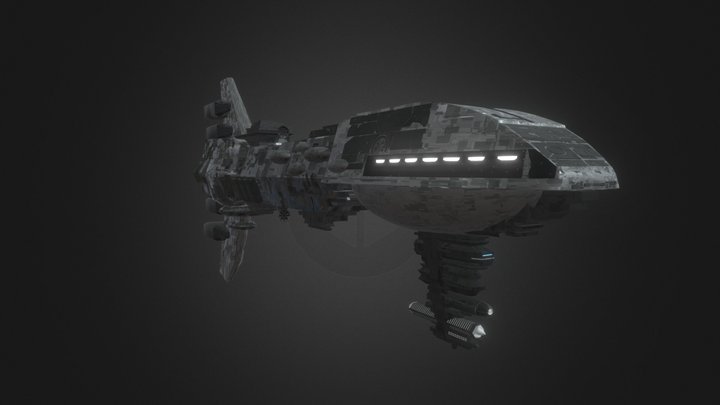 Assault_Frigate_Model 3D Model