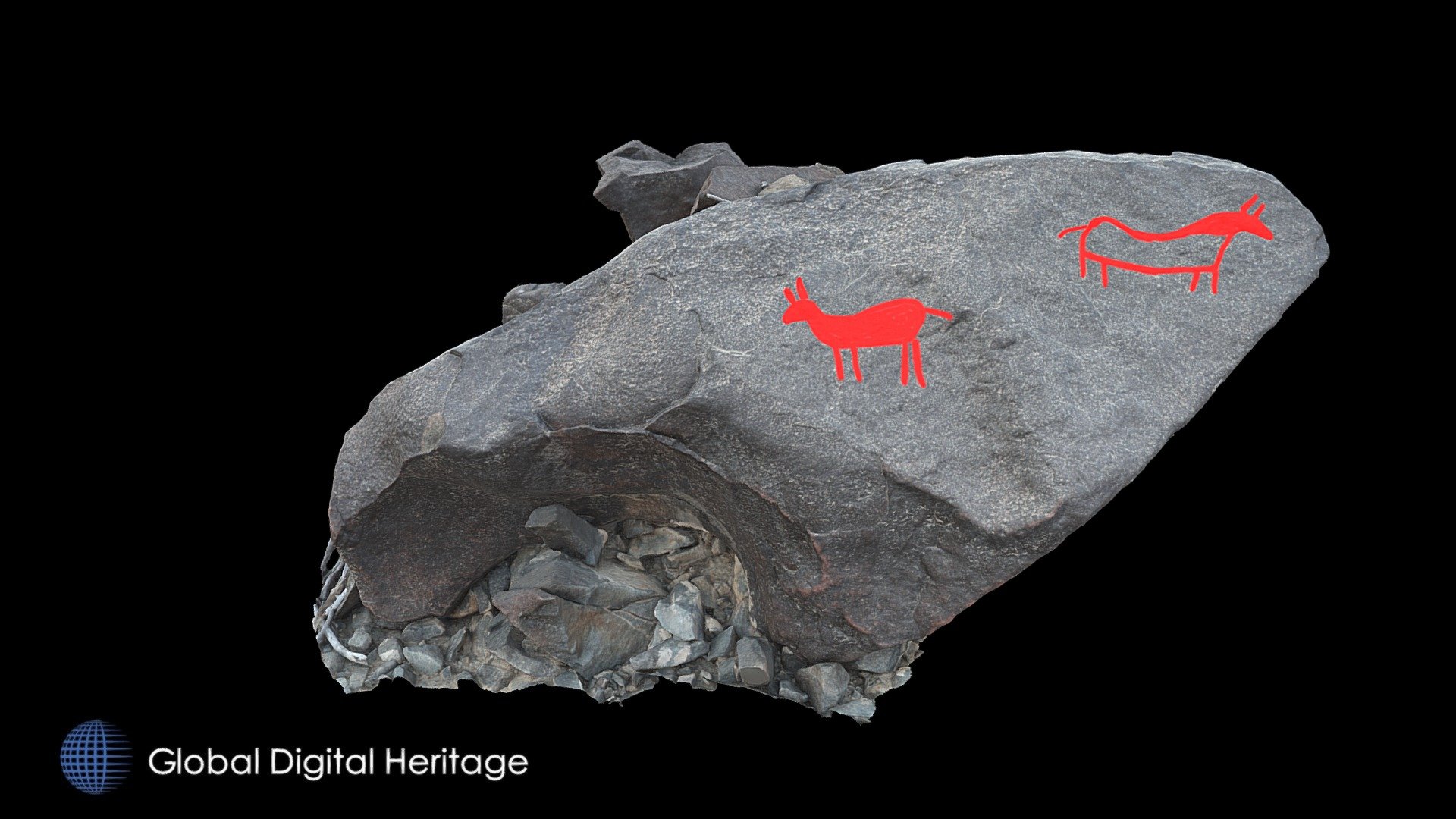 Petroglyph V26 Khatm Al Melaha, Kalba, Sharjah
