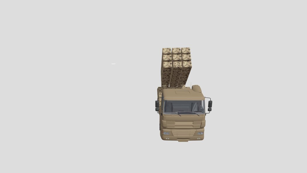 mobile rocket launcher truck