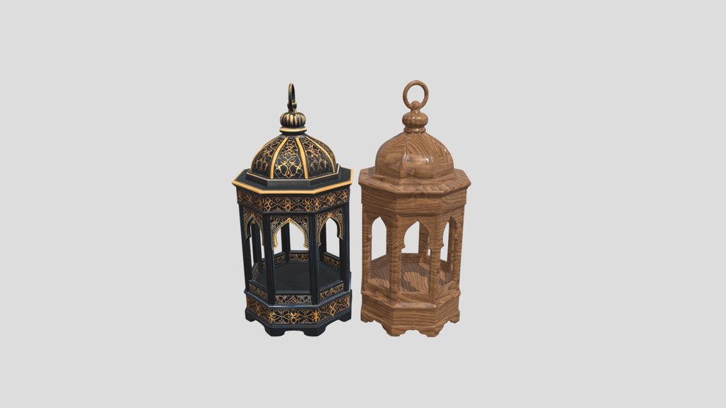 Ornate Arabian Islamic lantern / lamp