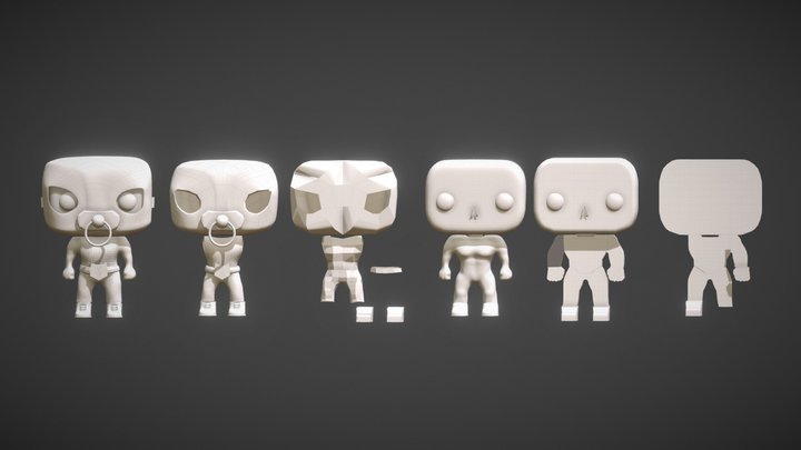 Funko Pop 3D Model