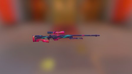 AWP | Space Storm 3D Model