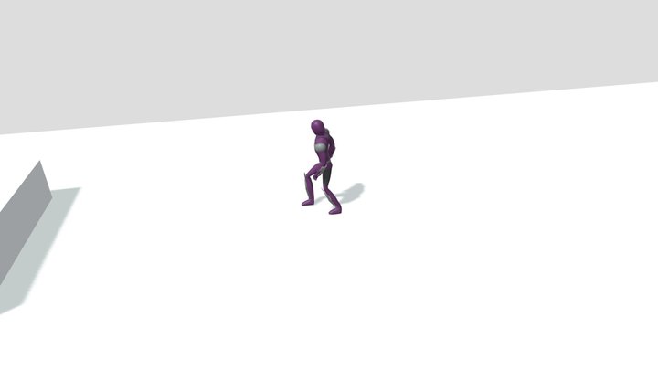 Animated Hero 3D Model