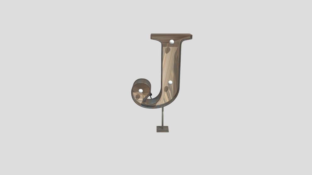 Vintage Marquee Carnival Light J
