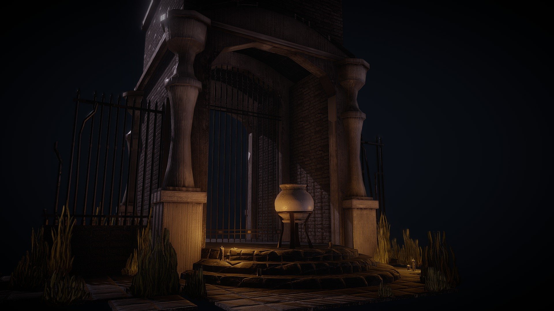 Victorian Gateway - 3D model by Bo Reed (@Howdyth) [360732a] - Sketchfab