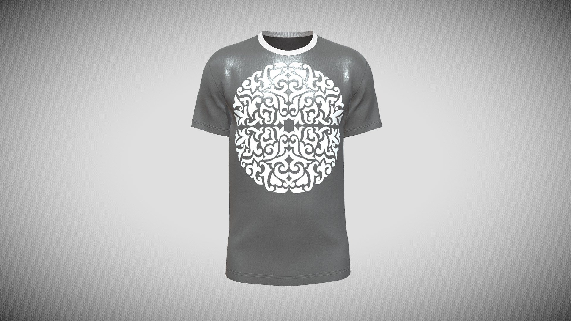 Mens Gray T-Shirt - Buy Royalty Free 3D model by Clothing Cart ...