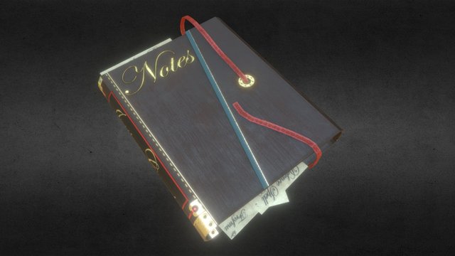 Note Book 3D Model