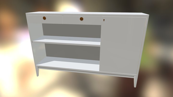 Tv Bench 3D Model