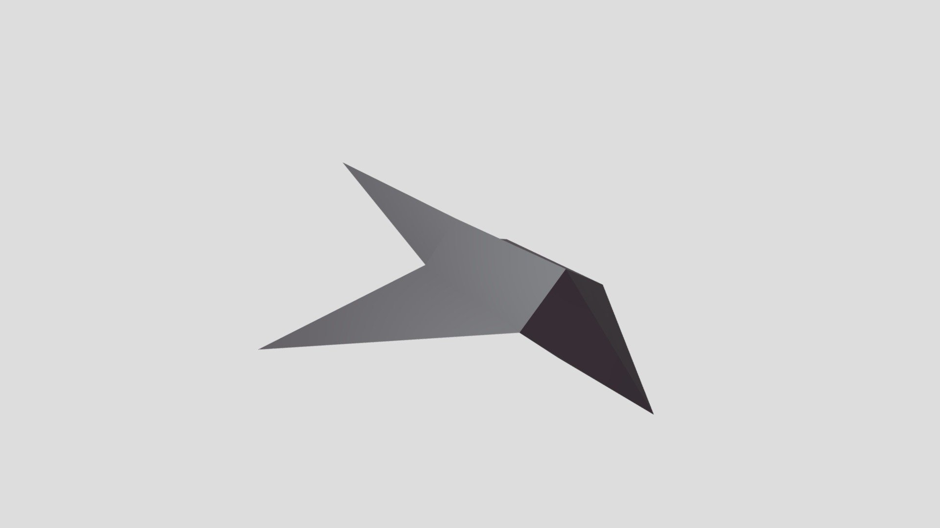 Pajaro sencillo low poly animado.