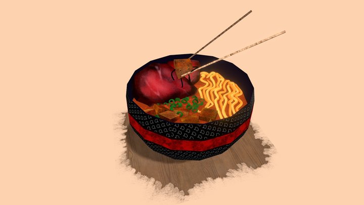 Tofu Ramen - Final Project 3D Model