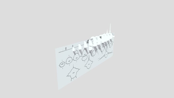 F-16A/B fuselage sections. – Free 3D Model STL