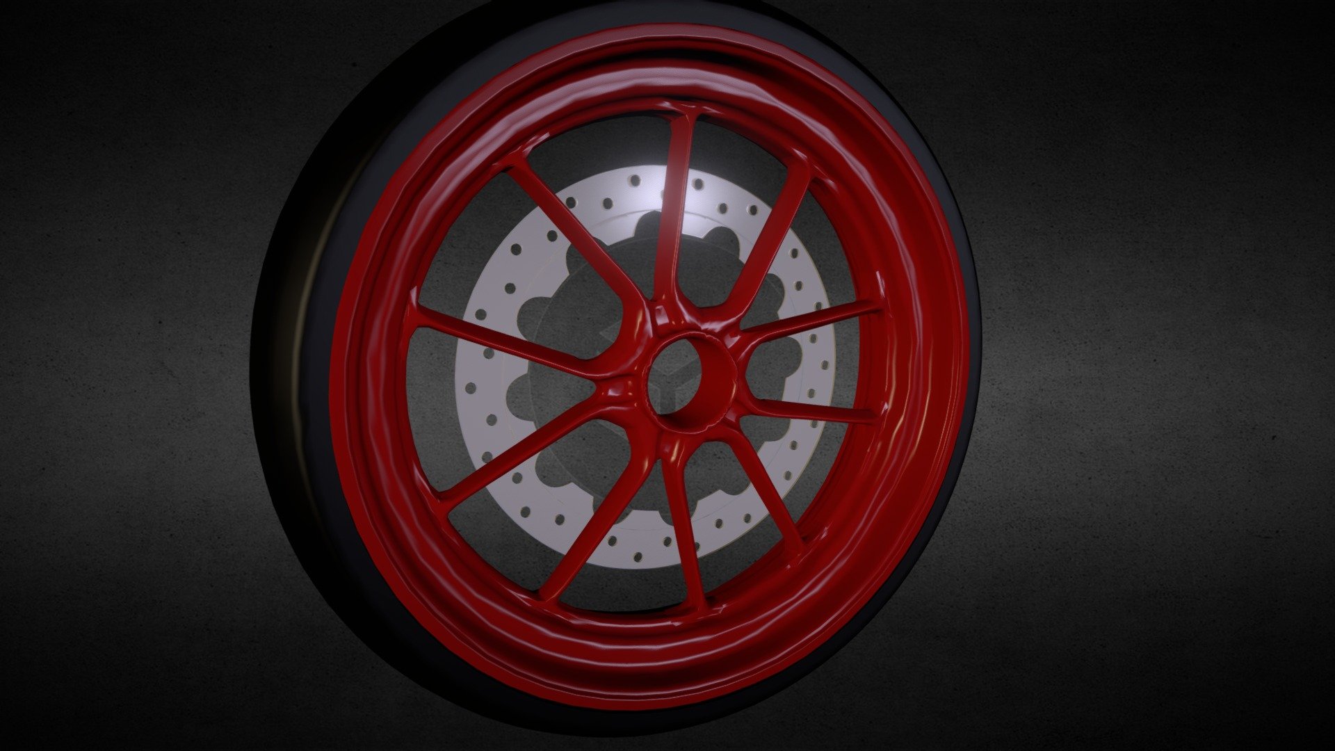 Motorcycle Tire Rim Download Free 3D model by Burak Gök (opusgeo