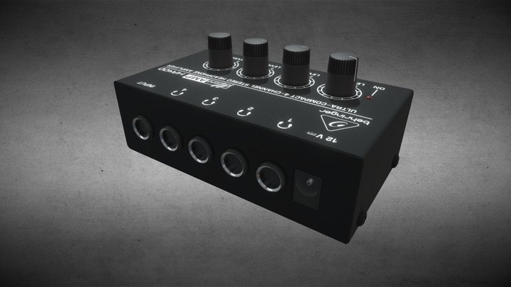Behringer MicroAMP HA400 3D Model