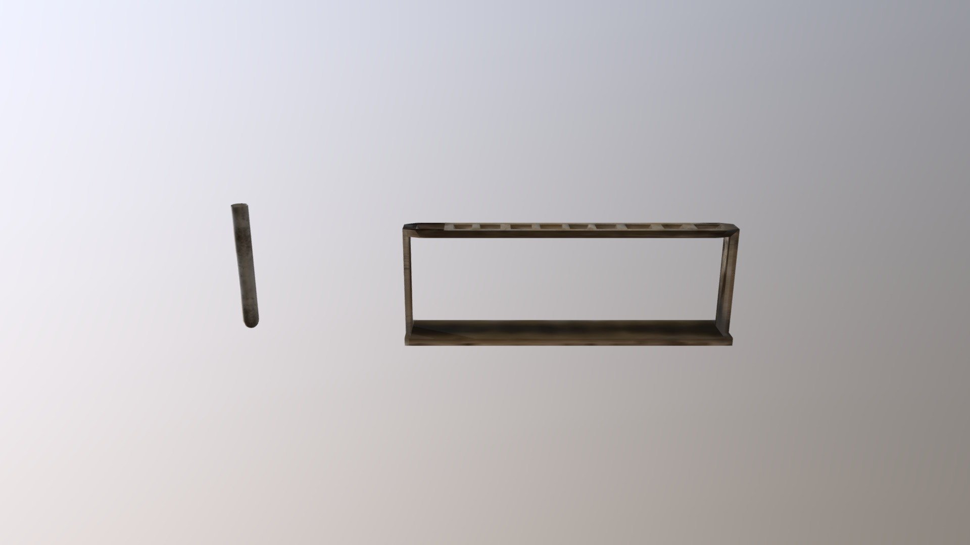 Test Tube and Rack - 3D model by GroundZer0 [360b1e7] - Sketchfab