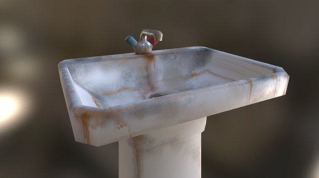 Dirty sink 3D Model