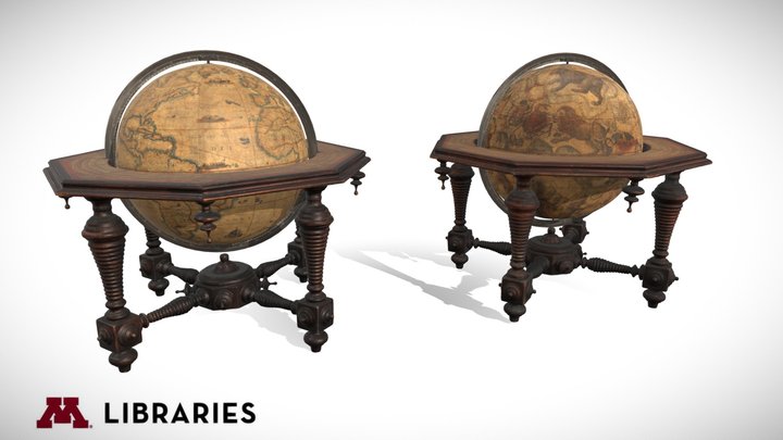 The Coronelli Globes at the Bell Library 3D Model