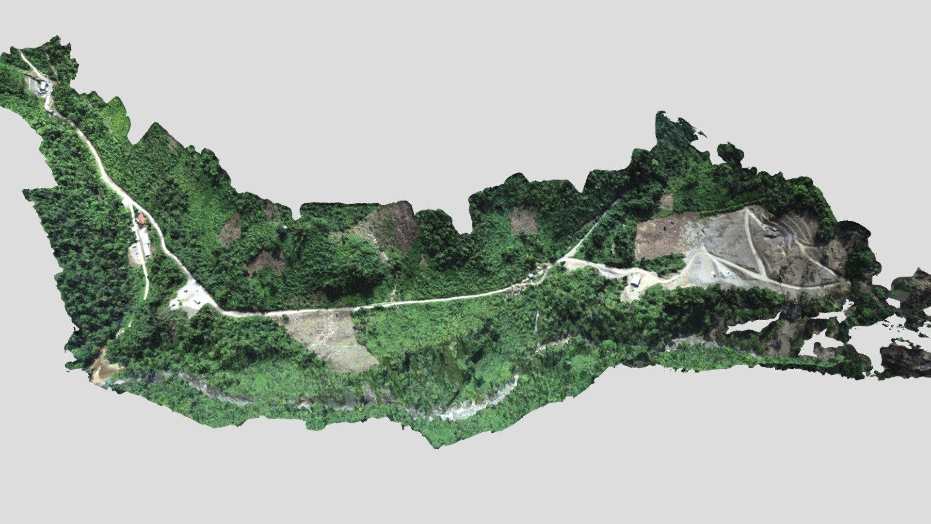 Modelo de Terreno Tubería Presión
