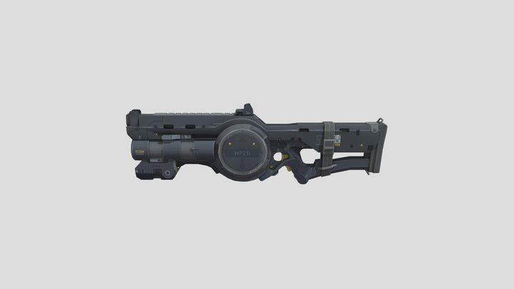 Kris Thaler Burst Cannon 3D Model