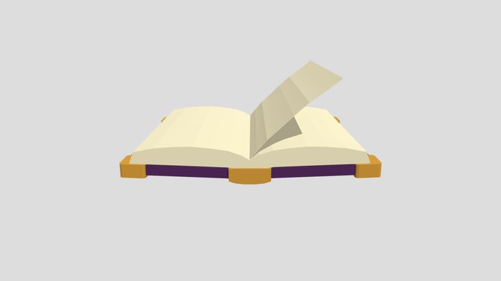 Livro Magico 3D Model