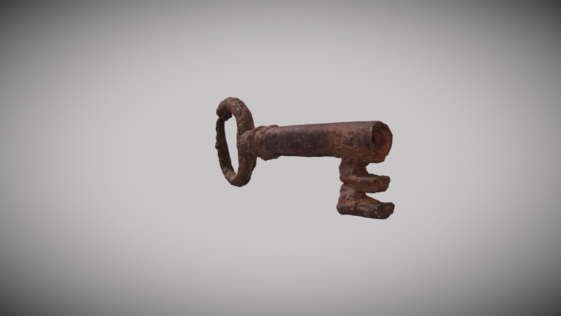 Trunk key 3D model by Museums of History NSW [360f3eb] Sketchfab