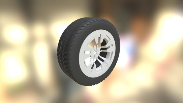 Modeling A Wheel 3D Model